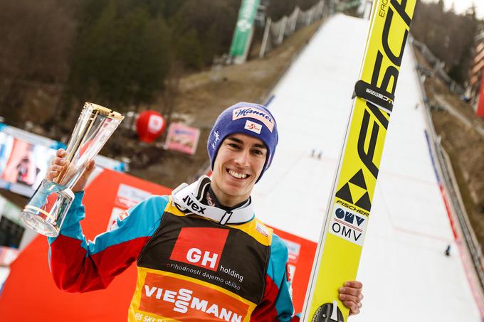 Stefan Kraft je dobil petkovo tekmo v Planici. | Foto: Grega Valančič/Sportida