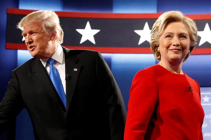 Donald Trump in Hillary Clinton | Foto Reuters