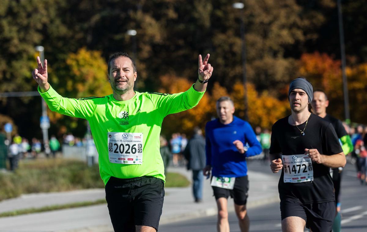 Ljubljanski maraton 2021 | Po zadnji vremenski napovedi za na volišča in ljubljanski maraton ne bomo potrebovali dežnikov.  | Foto Vid Ponikvar