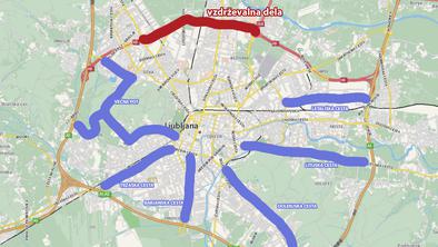 Poletje v Ljubljani v znamenju vzdrževalnih del in zastojev: kako se jim izogniti?