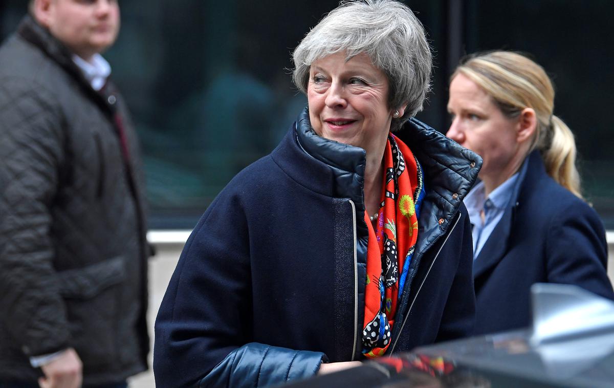 Theresa May | Britanska premierka Theresa May na predvečer evropskega vrha o brexitu prihaja v Bruselj. | Foto Reuters