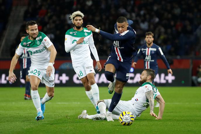 PSG - St. Etienne | Parižani so St. Etiennu nasuli kar šest golov. | Foto Reuters