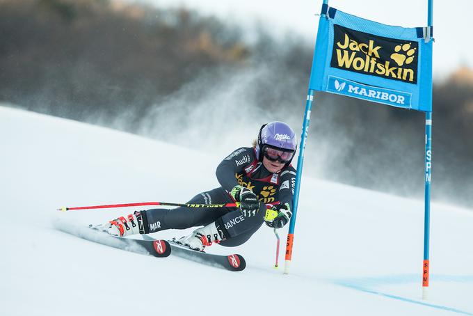 Tessa Worley je po sedmih tekmah v najboljšem položaju za osvojitev malega kristalnega globusa. | Foto: Sportida