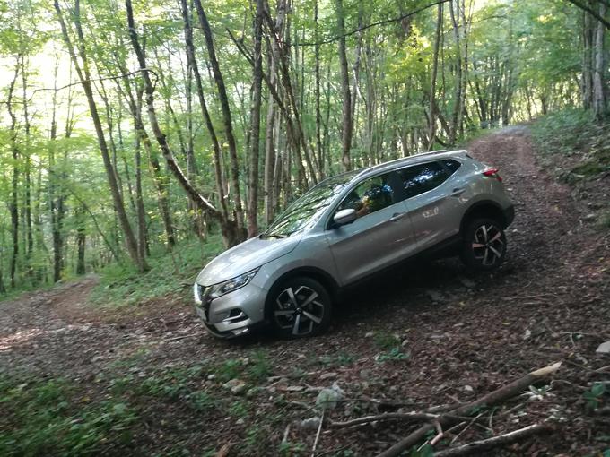 »Qashqai ni ustvarjen za terenske podvige, vendar se kolovozov ne brani«, tako smo zapisali lansko leto. Štirikolesni qashqai je za kolovoze kot ustvarjen, poleg terenske vožnje je primeren za vleko in za spolzke podlage v dežju in snegu. | Foto: Aleš Črnivec