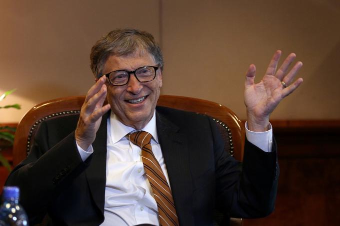 The Giving Pledge so med drugim podpisali Bill Gates (Microsoft, na fotografiji), Mark Zuckerberg (Facebook), Larry Ellison (Oracle), Larry Page (Google), Elon Musk (Tesla). | Foto: Reuters