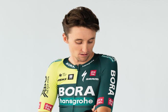 Jai Hindley | Pri BORI – hansgrohe bodo v leto 2024 vstopili v nekoliko drugačnih barvah, kot smo vajeni (na sliki Jai Hindley, op. a.) | Foto Matthis Waetzel/BORA - hansgrohe