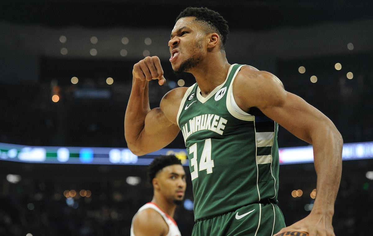 Giannis Antetokounmpo | Giannis Antetokounmpo zdaj vodi na vzhodu. | Foto Reuters