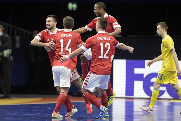 EP v futsalu: Rusija - Ukrajina | Rusi so v prvem polfinalu EP s 3:2 premagali Ukrajince. | Foto Guliverimage