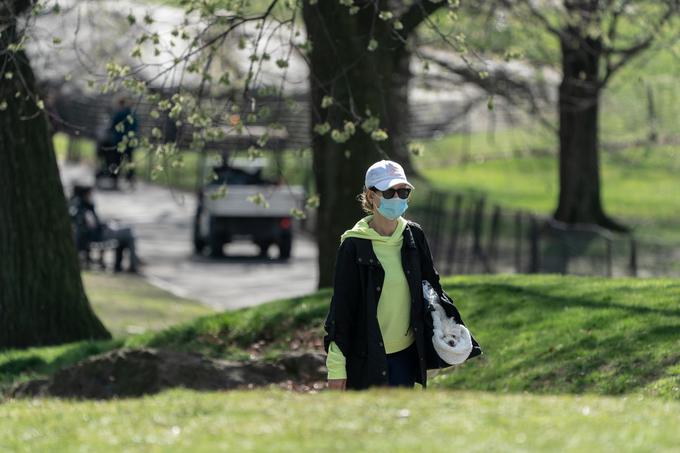 Prizor iz Centralnega parka v središču Manhattna v New Yorku. | Foto: Reuters