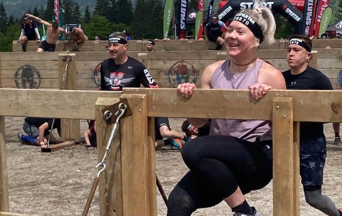 Spartan Race |  Med zmagovalkami je bila tudi alpska smučarka Meta Hrovat. | Foto Nik Bertoncelj