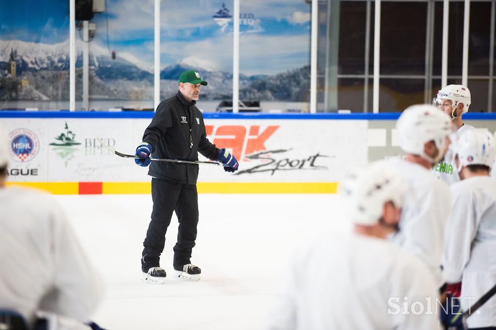 slovenska hokejska reprezentanca trening pred SP 2019