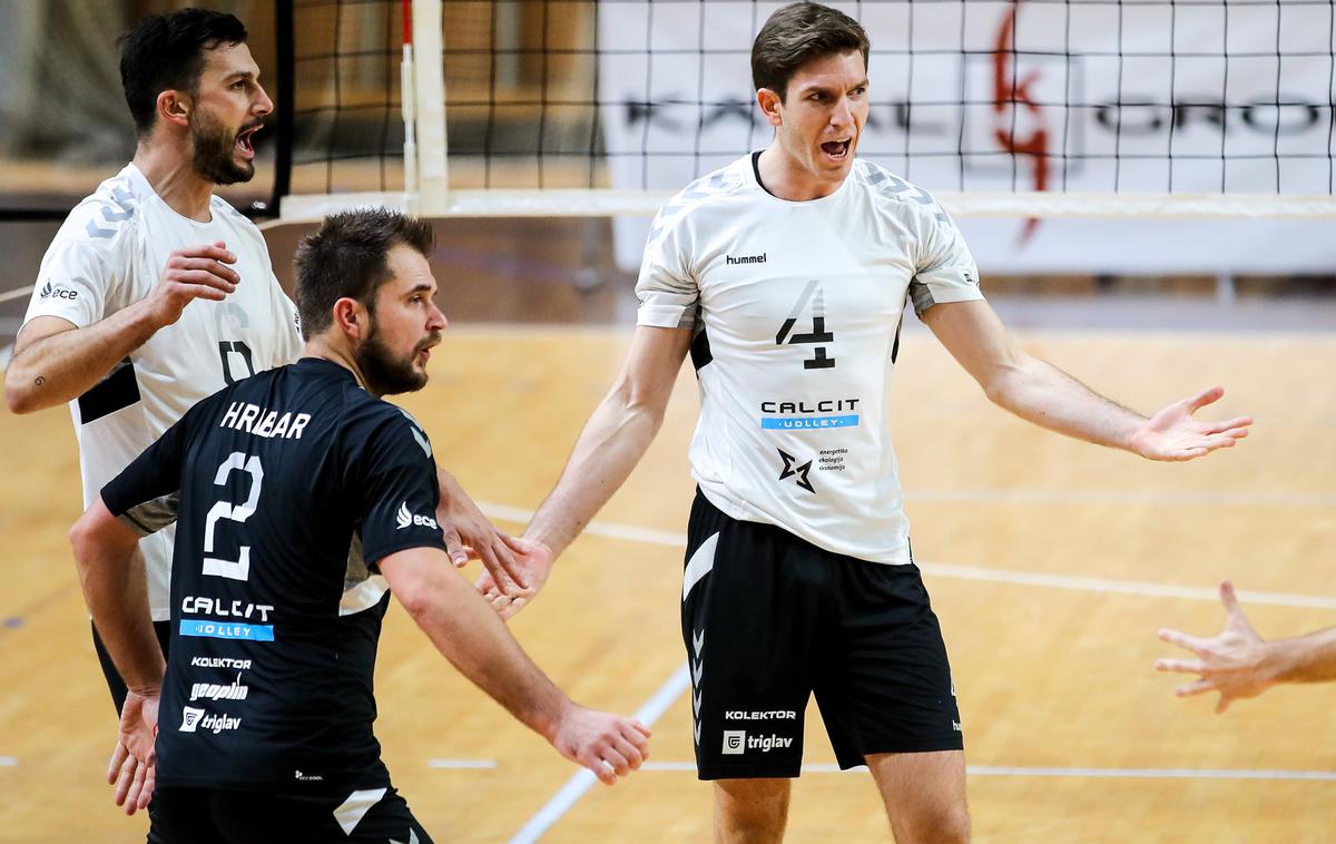 Calcit Volley | Odbojkarji Calcit Volleyja so prišli do zanesljive zmage. | Foto Klemen Brumec