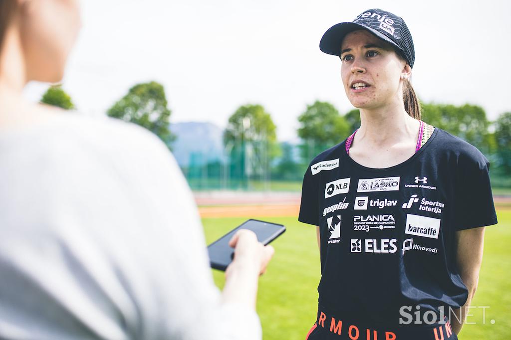 Skakalci skakalke trening Kranj