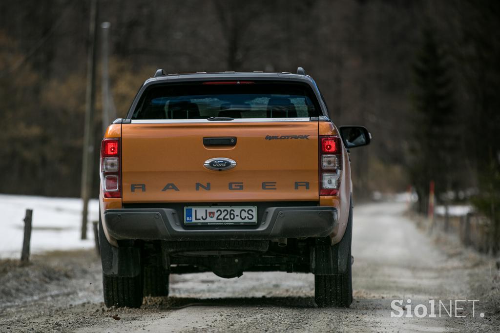 Ford ranger - fotogalerija testnega vozila