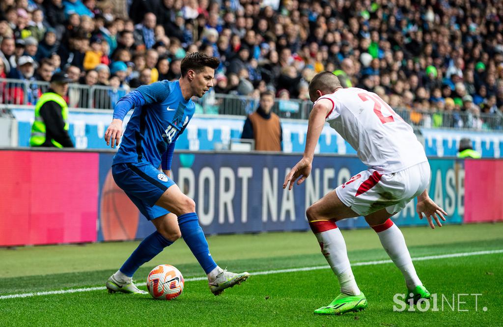 Prijateljska nogometna tekma: Slovenija - Črna gora, slovenska nogometna reprezentanca