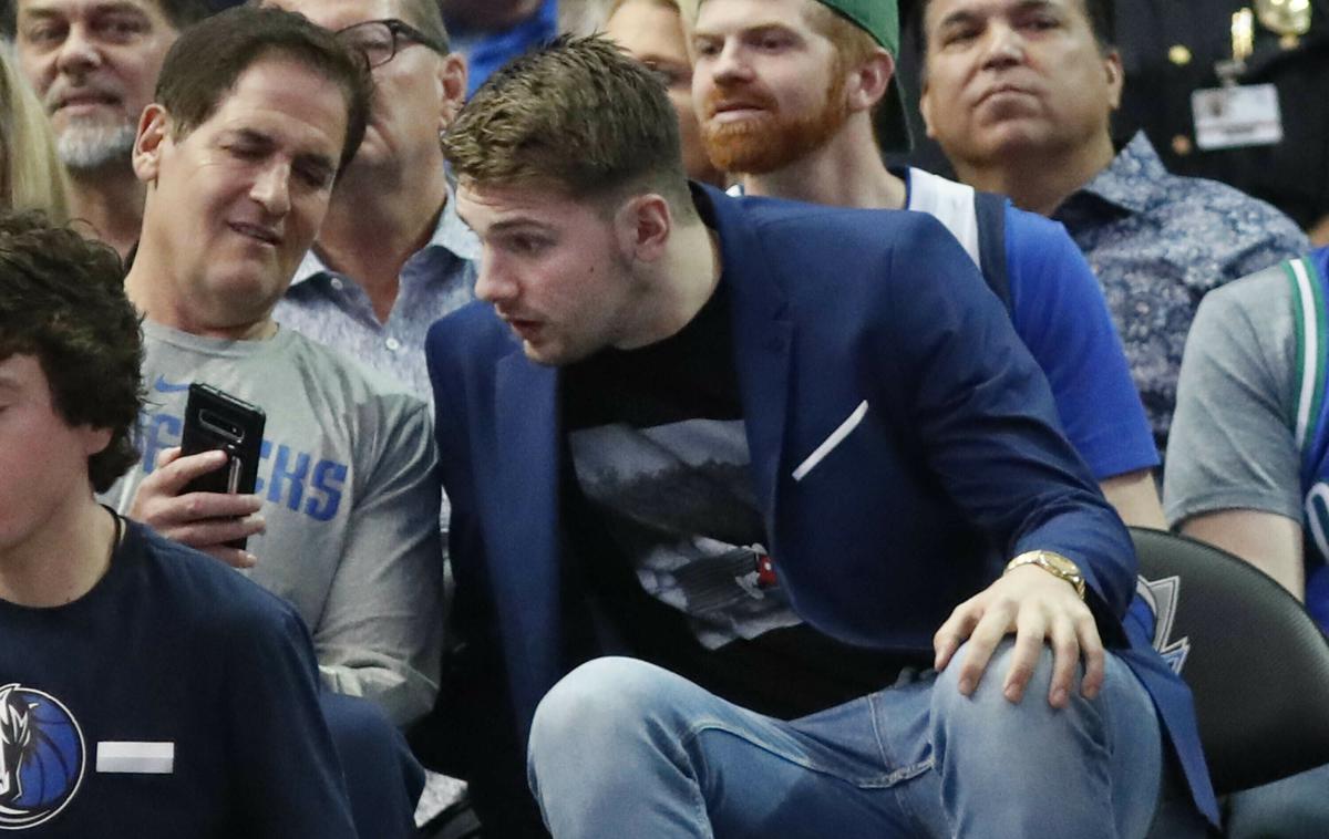 Mark Cuban Luka Dončić | Mark Cuban se veseli, kako bosta Dončić in Irving sodelovala. | Foto Guliverimage