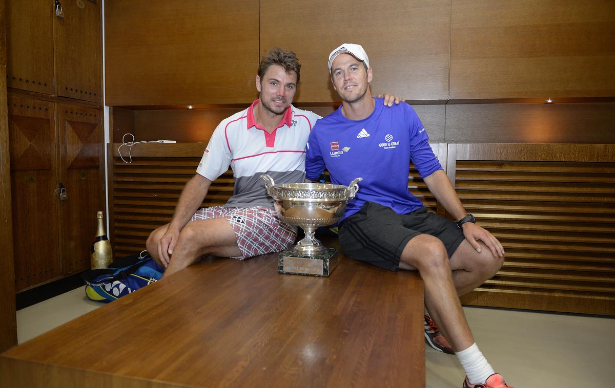 Stanislas Wawrinka Magnus Norman | Foto Reuters