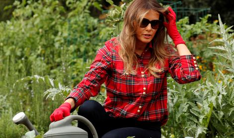 Jezna Melania zaradi svojega vrta nad zgodovinarja: "Ne verjemite mu" #foto