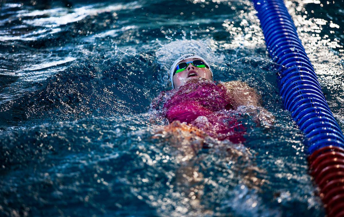 Katja Fain | Katja Fain je zmagala na 50 m hrbtno in 100 m prosto. | Foto Peter Podobnik/Sportida