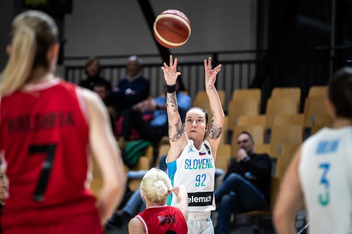 Slovenija : Albanija, slovenska ženska košarkarska reprezentanca Nika Barič | Nika Barič se je morala posloviti od slovenske reprezentance. | Foto Matic Klanšek Velej/Sportida