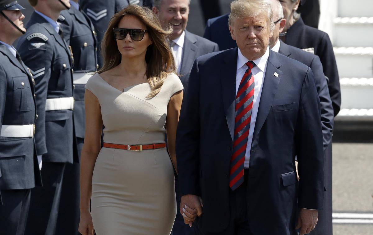 Melania Trump | Trumpovi odvetniki so že prejšnji teden napovedali, da bodo zahtevali sto milijonov dolarjev odškodnine. Trdijo, da racija ni bila potrebna, ker bi lahko ministrstvo le zaprosilo za vrnitev dokumentov. | Foto Guliverimage