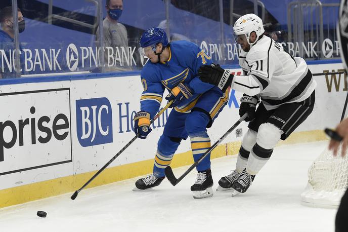 Anže Kopitar | Hokejisti Los Angeles Kings so izgubili pri St. Louis Blues. | Foto Guliverimage