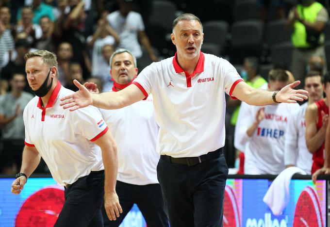 Veljko Mršić, nekdanji hrvaški reprezentant, zdaj pa selektor, je skušal popeljati Hrvaško na olimpijski turnir v Tokiu, a se mu je zalomilo v polfinalu kvalifikacijskega turnirja v Splitu. Usoden je bil poraz z Nemčijo. | Foto: Reuters