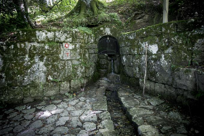 Za vodo, ki teče iz studenca Gospodična, velja, da ima pomlajevalne učinke. Ali to drži, boste morali preveriti sami. | Foto: Ana Kovač