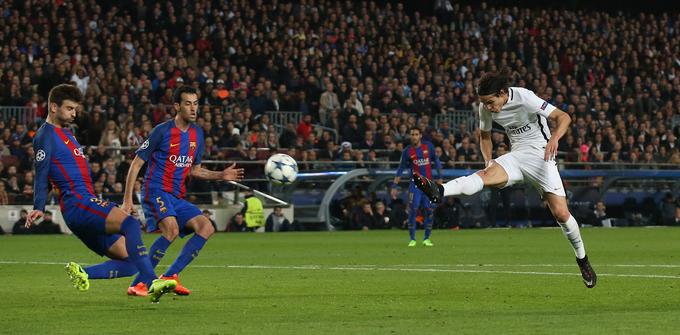 PSG je bil v prejšnji sezoni na dobri poti, da v osmini finala izloči Barcelono, a je na povratni tekmi v Kataloniji zapravil prednost s prve tekme (4:0). | Foto: Reuters