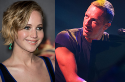 Chris Martin že prepeva Jennifer Lawrence