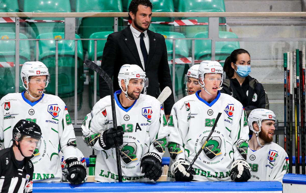 HK Olimpija Steel Wings Linz | Olimpija je pričakovano visoko odpravila drugo ekipo Linza. | Foto Matic Klanšek Velej/Sportida