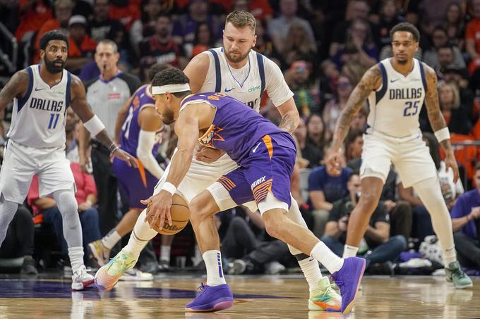 Luka Dončić v obrambni akciji. | Foto: Guliverimage