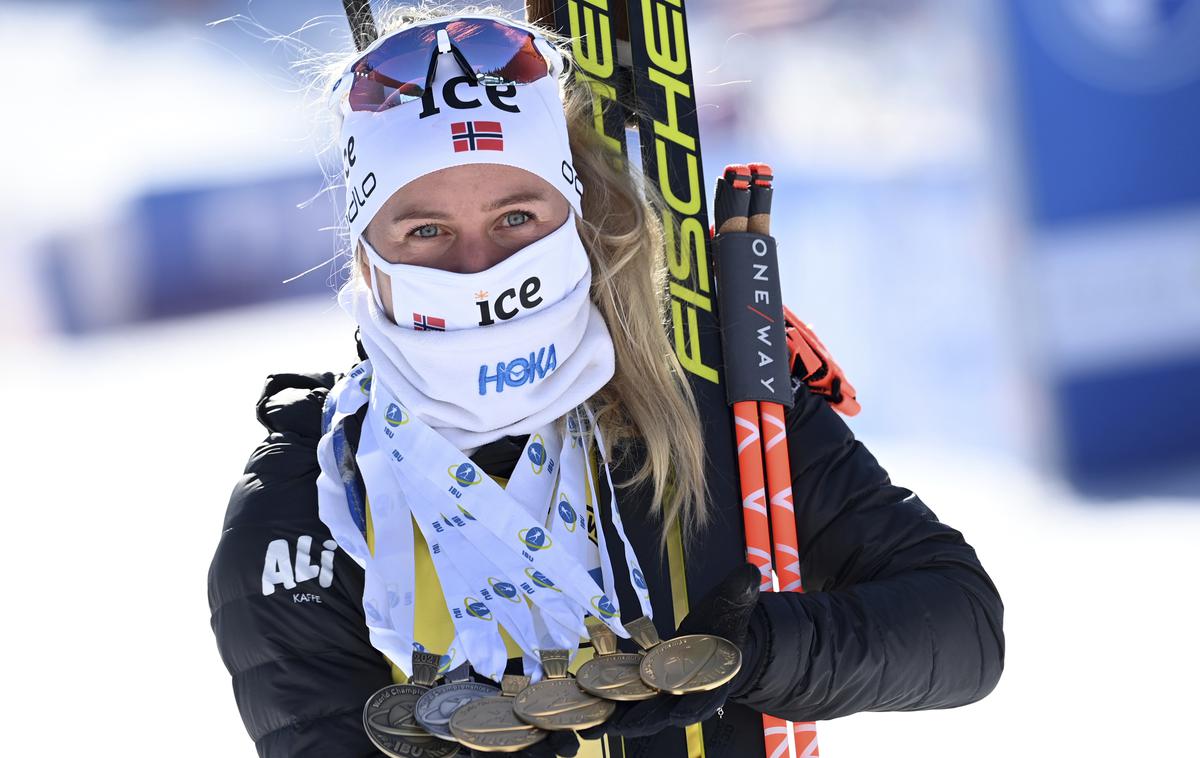 Tiril Eckhoff - Pokljuka 2021 | Tiril Eckhoff je bila najboljša na švedskem prizorišču ženskega sprinta za svetovni pokal. | Foto Guliverimage