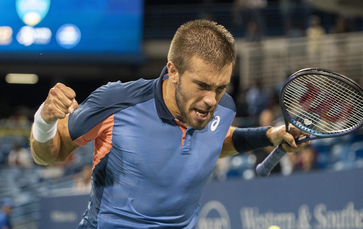 Borna Ćorić | Borna Ćorić je v Cincinnatiju prikazal odlične predstave in se uvrstil v finale. | Foto Reuters