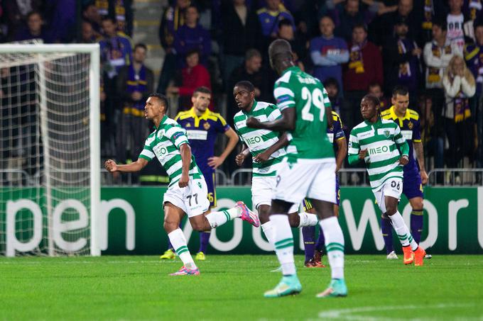 Ko sta Maribor in Sporting leta 2014 remizirala v Ljudskem vrtu, je za goste zadetek dosegel zvezdnik Nani. | Foto: Matic Klanšek Velej/Sportida