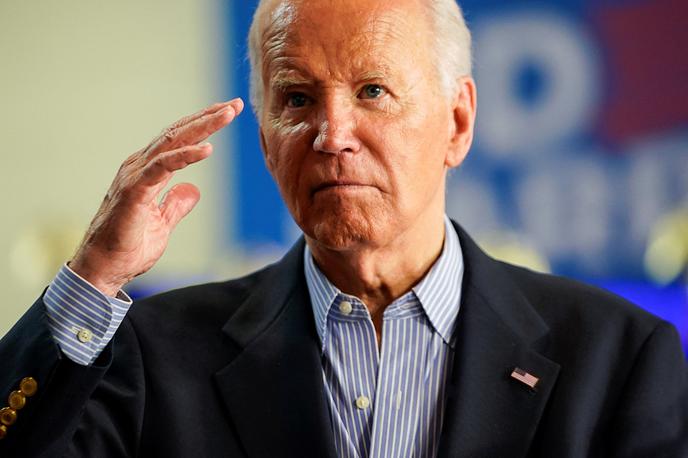 Joe Biden | 81-letni Joe Biden glavnega razloga za umik od predsedniške kampanje ni navedel. | Foto Reuters