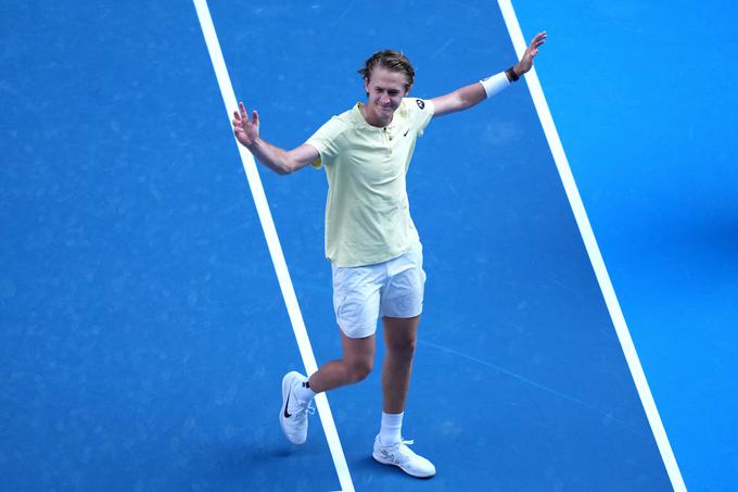 Američan Sebastian Korda se je prvič v karieri uvrstil v četrtfinale turnirja za grand slam. | Foto: Reuters