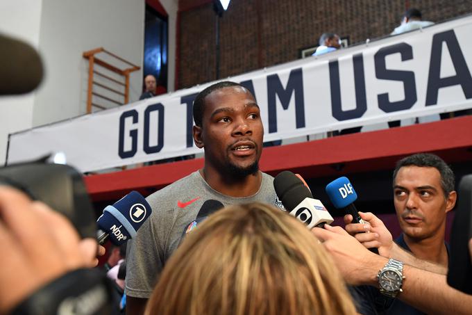 Kevin Durant je bil v zadnji sezoni prvi strelec lige NBA. | Foto: Guliverimage/Getty Images