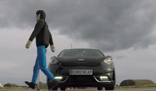 Euro NCAP: kia niro tokrat najbolje preprečila nalet v pešca #video