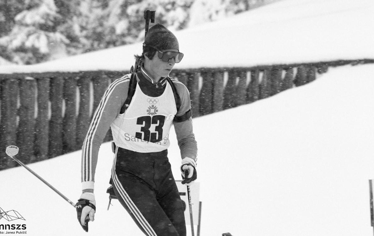 Jure Velepec, Sarajevo 1984 | Jure Velepec je bil z 18 leti in 246 dnevi najmlajši biatlonec na ZOI v Sarajevu. | Foto Muzej novejše in sodobne zgodovine Slovenije