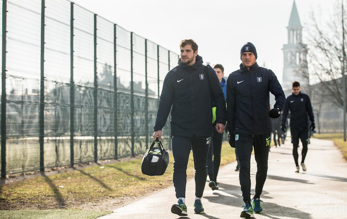 NK Olimpija Priprave Robert Pevnik | Nogometaši Olimpije so hladno Slovenijo zamenjali za toplejšo Turčijo. | Foto Vid Ponikvar