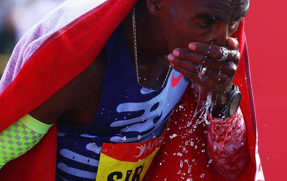 Mo Farah | Mo Farah je v Newcastlu odtekel še zadnjo tekaško tekmo kariere. | Foto Reuters