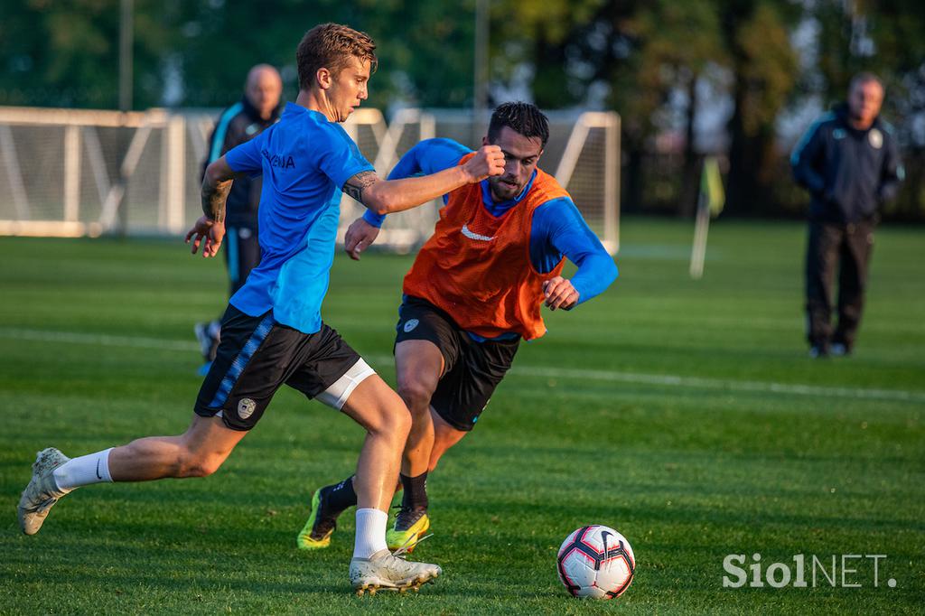 Slovenska nogometna reprezentanca Trening