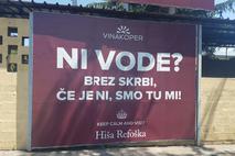 Oglas vino, voda