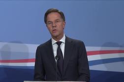 Nizozemski premier Rutte napovedal odstop