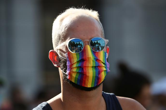 LGBT+ parada ponosa Zagreb | Povorka po mestu je simbolična gesta javnega shoda, ki jo LGBT+ skupnost ohranja od začetkov Parade ponosa s stonewallskimi protesti leta 1969, so zapisali organizatorji Ekipa Koroška Pride. (Fotografija je simbolična.) | Foto Reuters