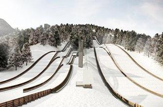 Slovensko nagajanje pri gradnji NC Planica