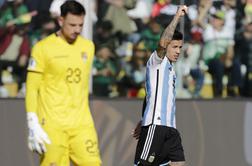 Argentina navdušila brez Messija, Brazilija do zmage v zadnji minuti