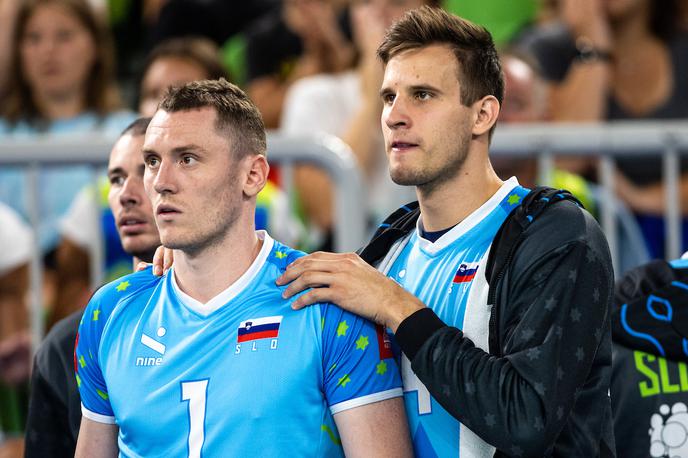 slovenska odbojkarska reprezentanca Iran Tonček Štern, Jan Kozamernik | Jan Kozamernik (desno) se zaveda, da Sloveniji ne bo lahko. | Foto Matic Klanšek Velej/Sportida