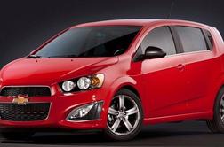 Chevrolet sonic bo kmalu na voljo tudi v različici R